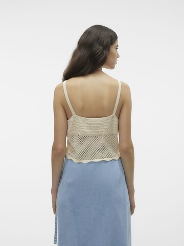 VERO MODA Knitted Top 'BORABORA' in Grey