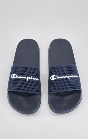 Champion Authentic Athletic Apparel Badeschuh in Blau