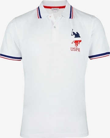 Maglietta di U.S. POLO ASSN. in bianco: frontale