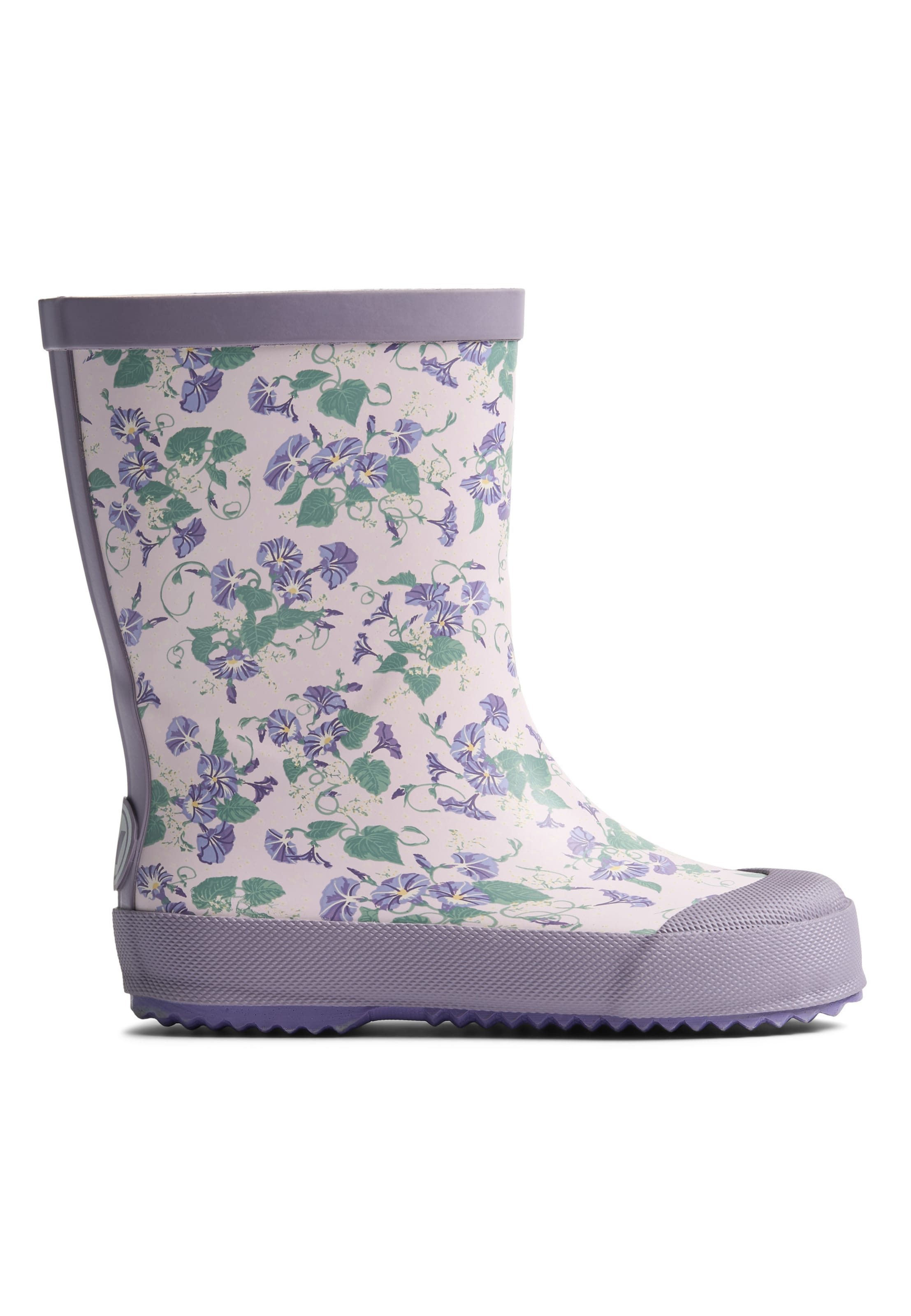 WHEAT Rubber boot 'Muddy' in Purple: front