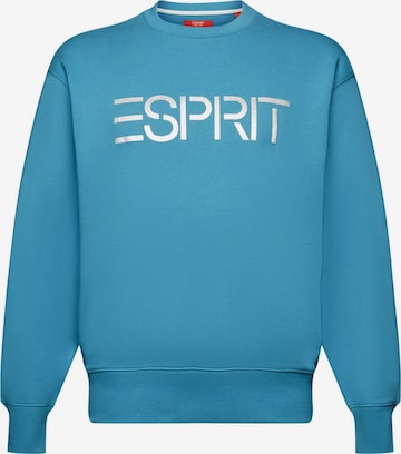 Sweat-shirt ESPRIT en bleu : devant