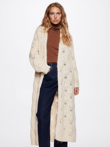 MANGO Strickjacke 'Hadid' in Beige: predná strana