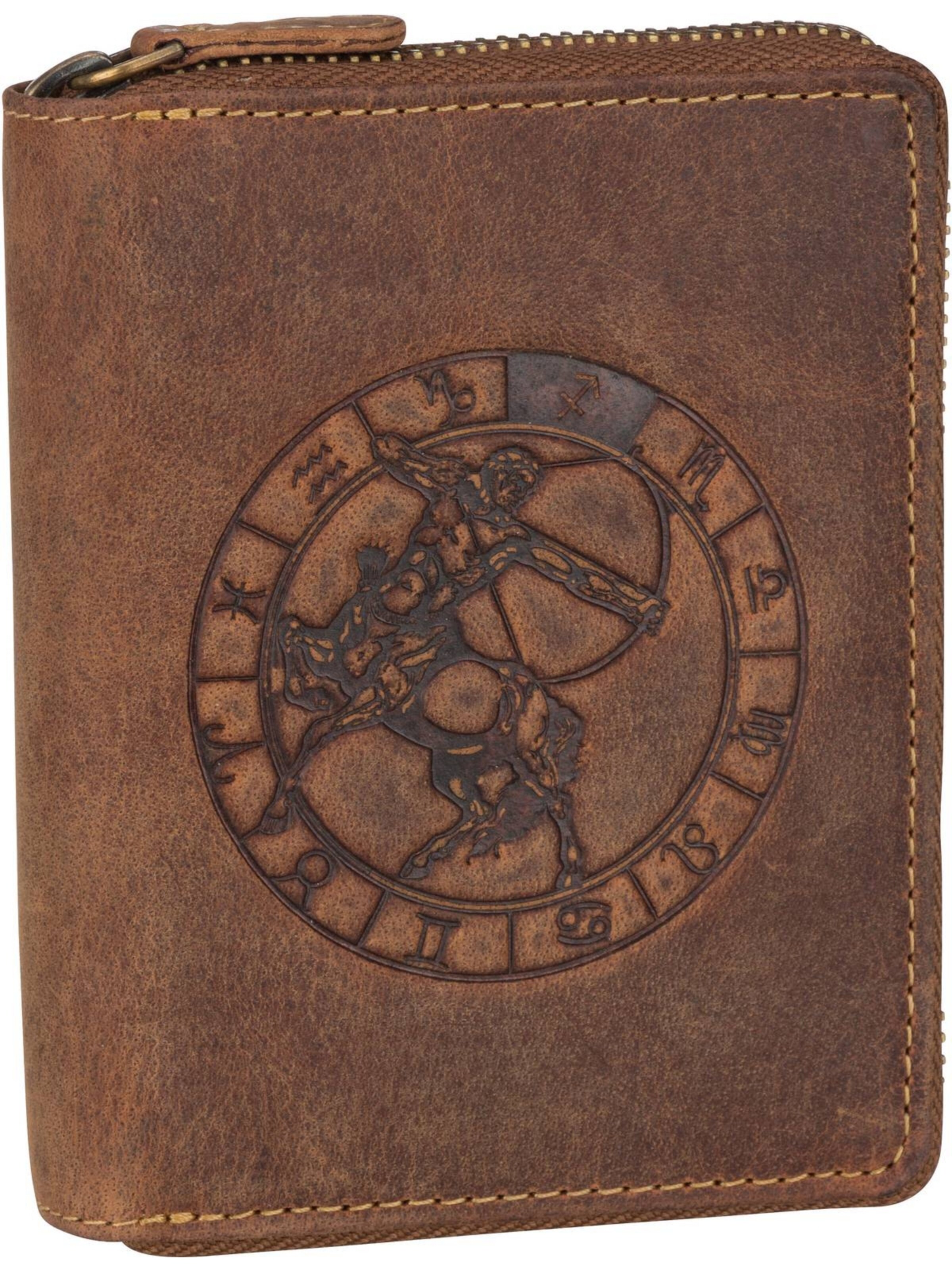 GREENBURRY Portemonnee in Bruin: voorkant