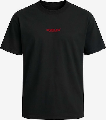 Neverless Shirt 'Spider Lilies' in Black: front