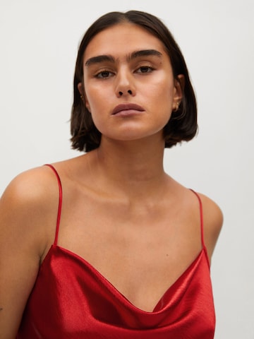 Haut 'Metal' VIOLETA by Mango en rouge