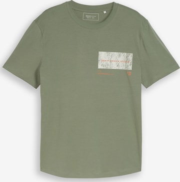 TOM TAILOR DENIM T-shirt i grön: framsida