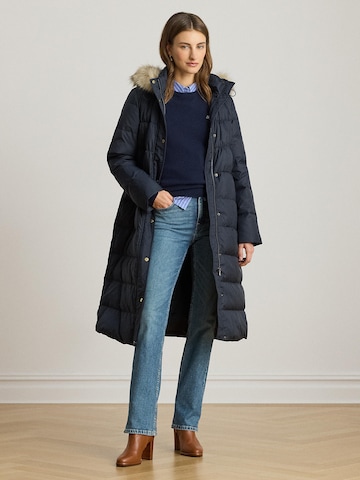 Cappotto invernale di Lauren Ralph Lauren in blu: frontale