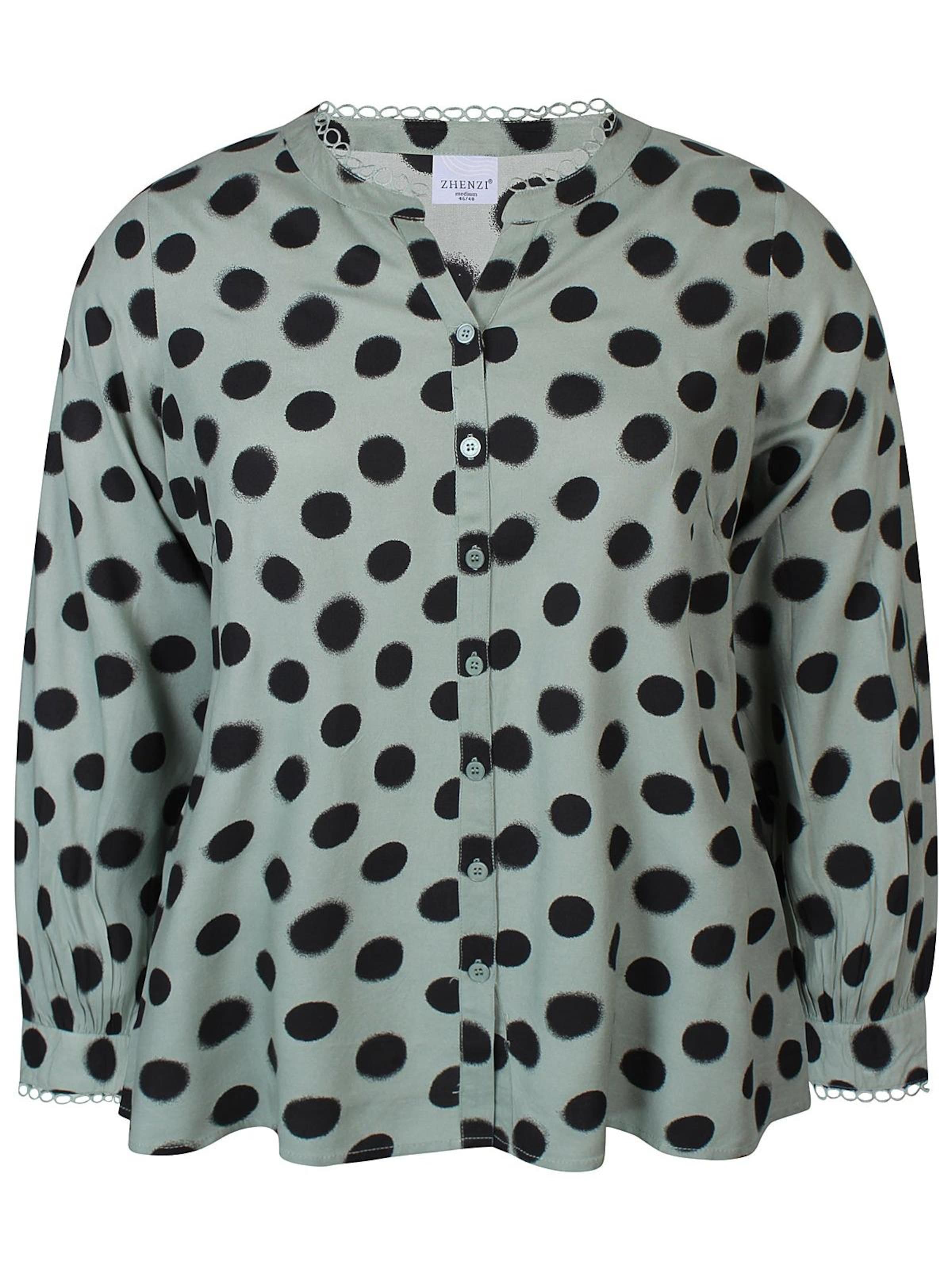 Zhenzi Blouse 'Alora 1193' in Green: front