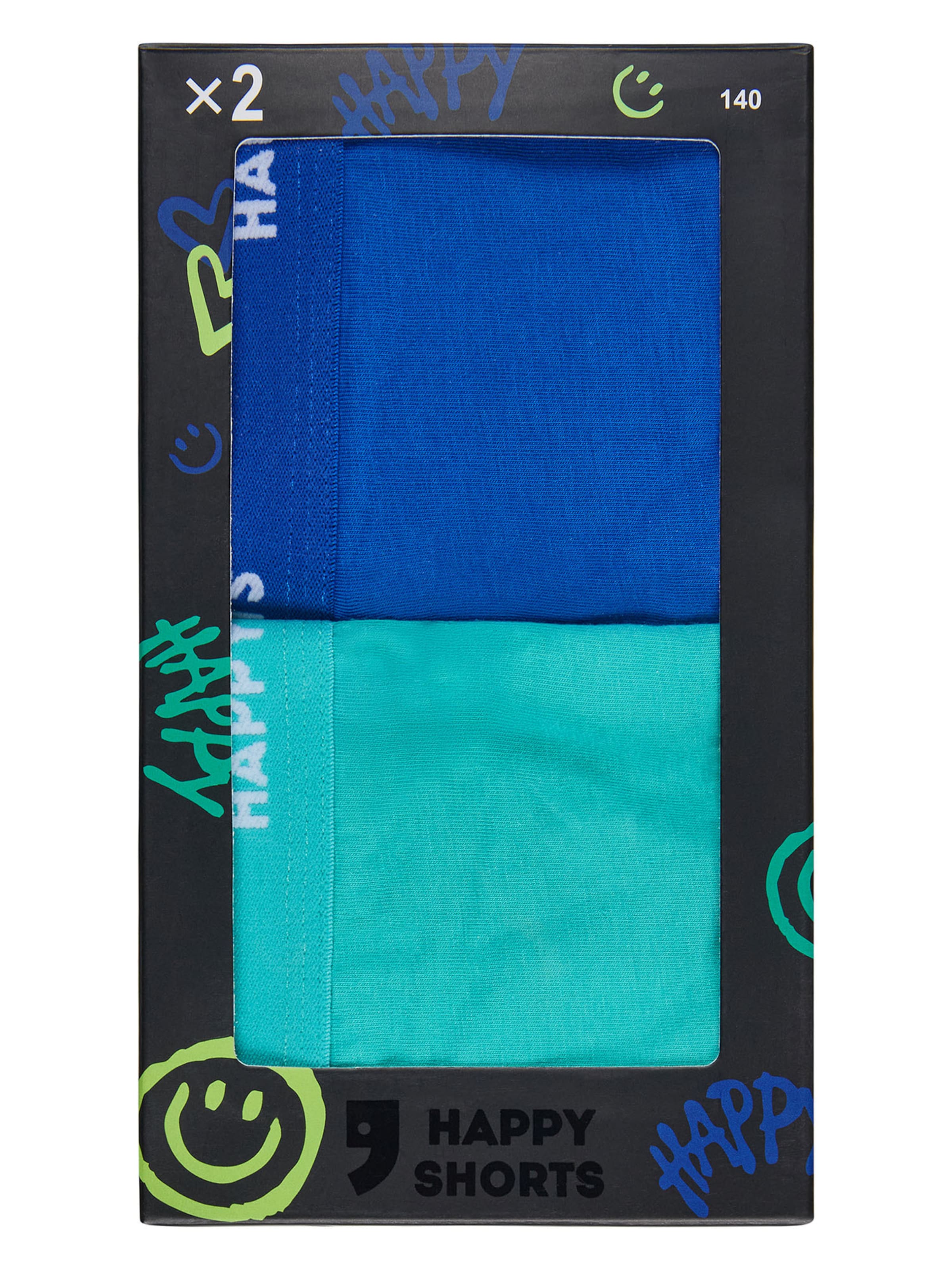 Happy Shorts Onderbroek 'Neon' in Blauw