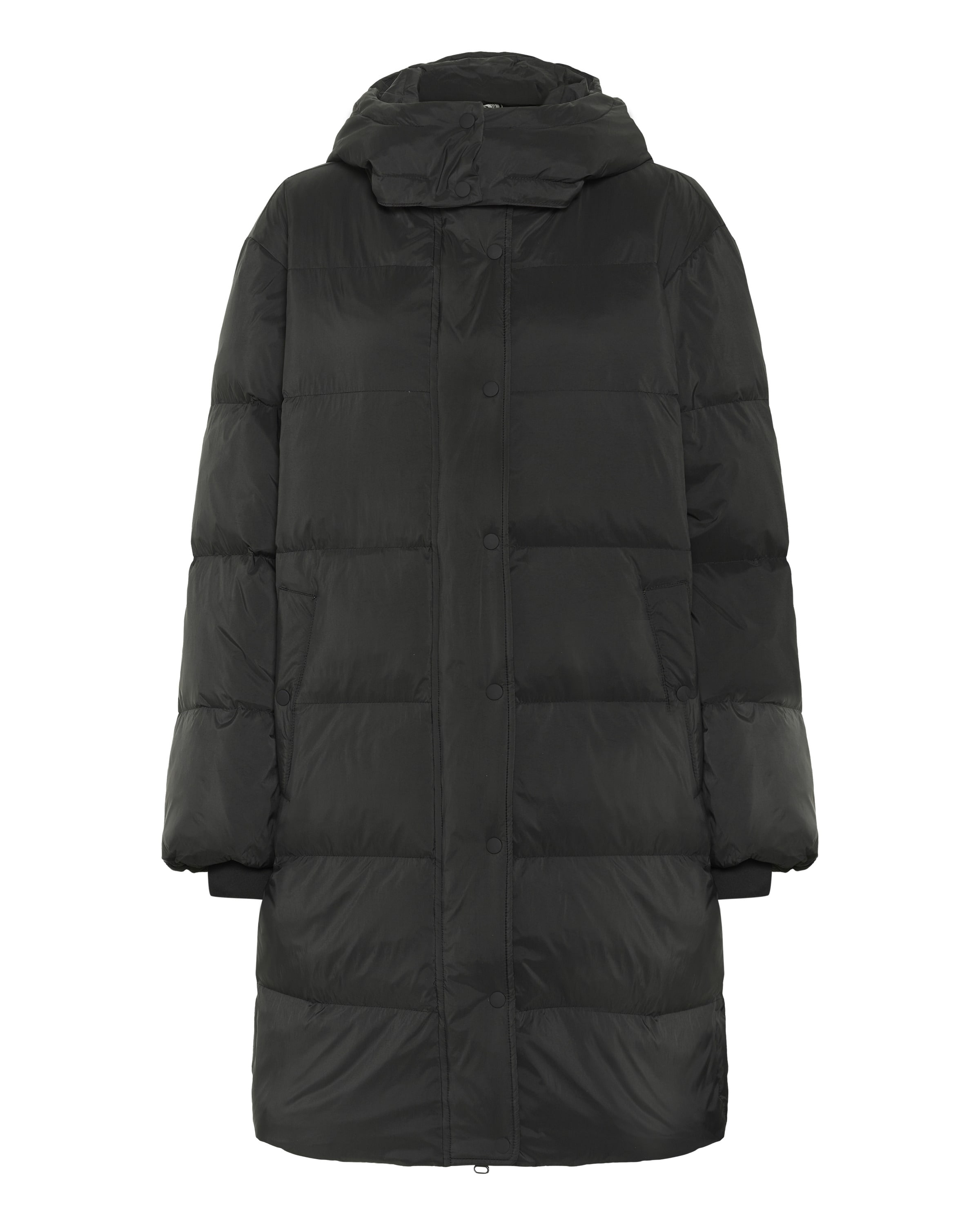 Part Two Winterjas in Zwart: voorkant