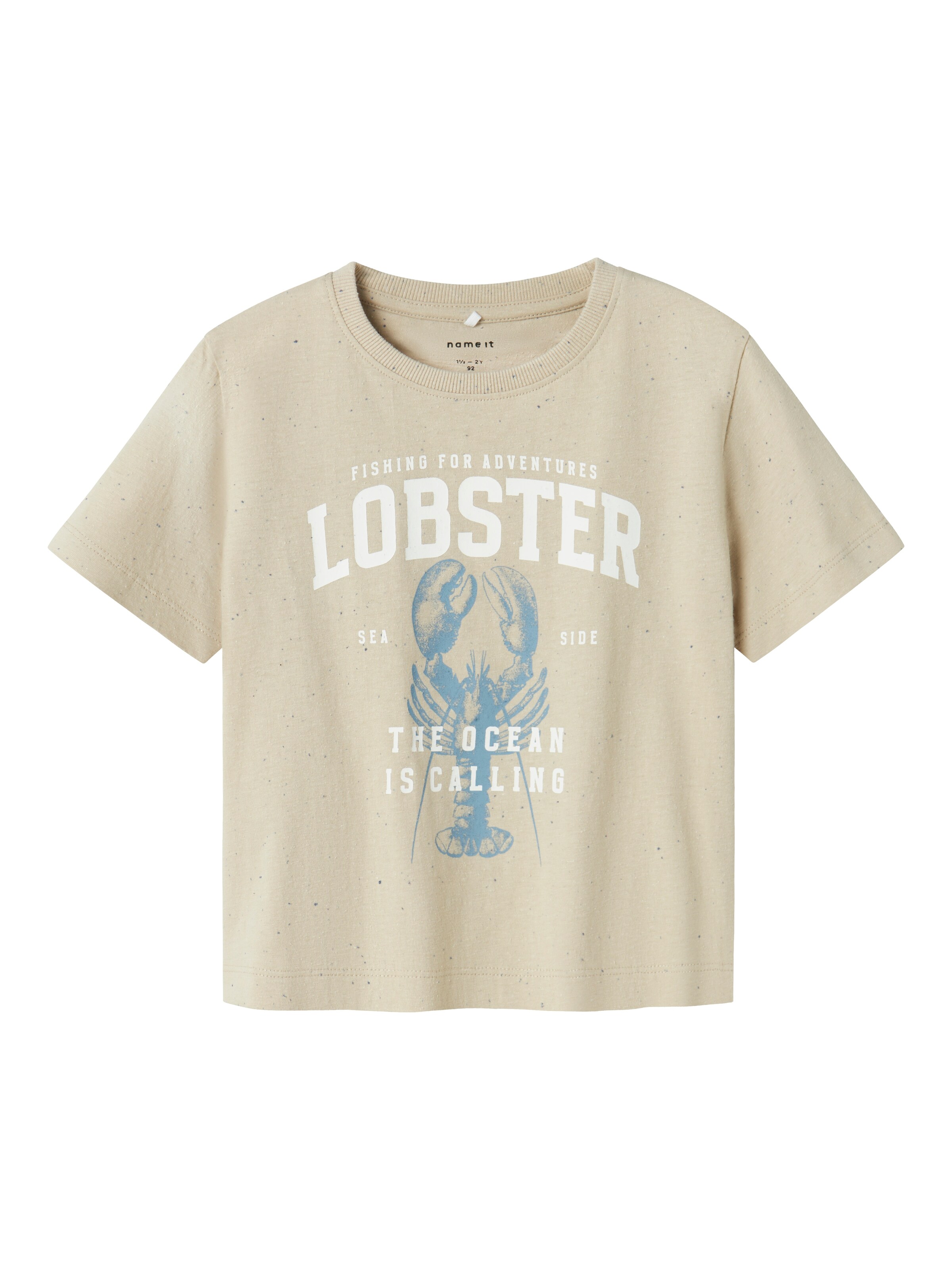 NAME IT Póló 'NMMFabi' - bézs: elől