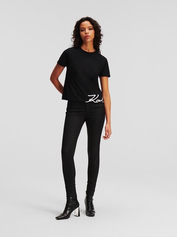 Tricou de la Karl Lagerfeld pe negru