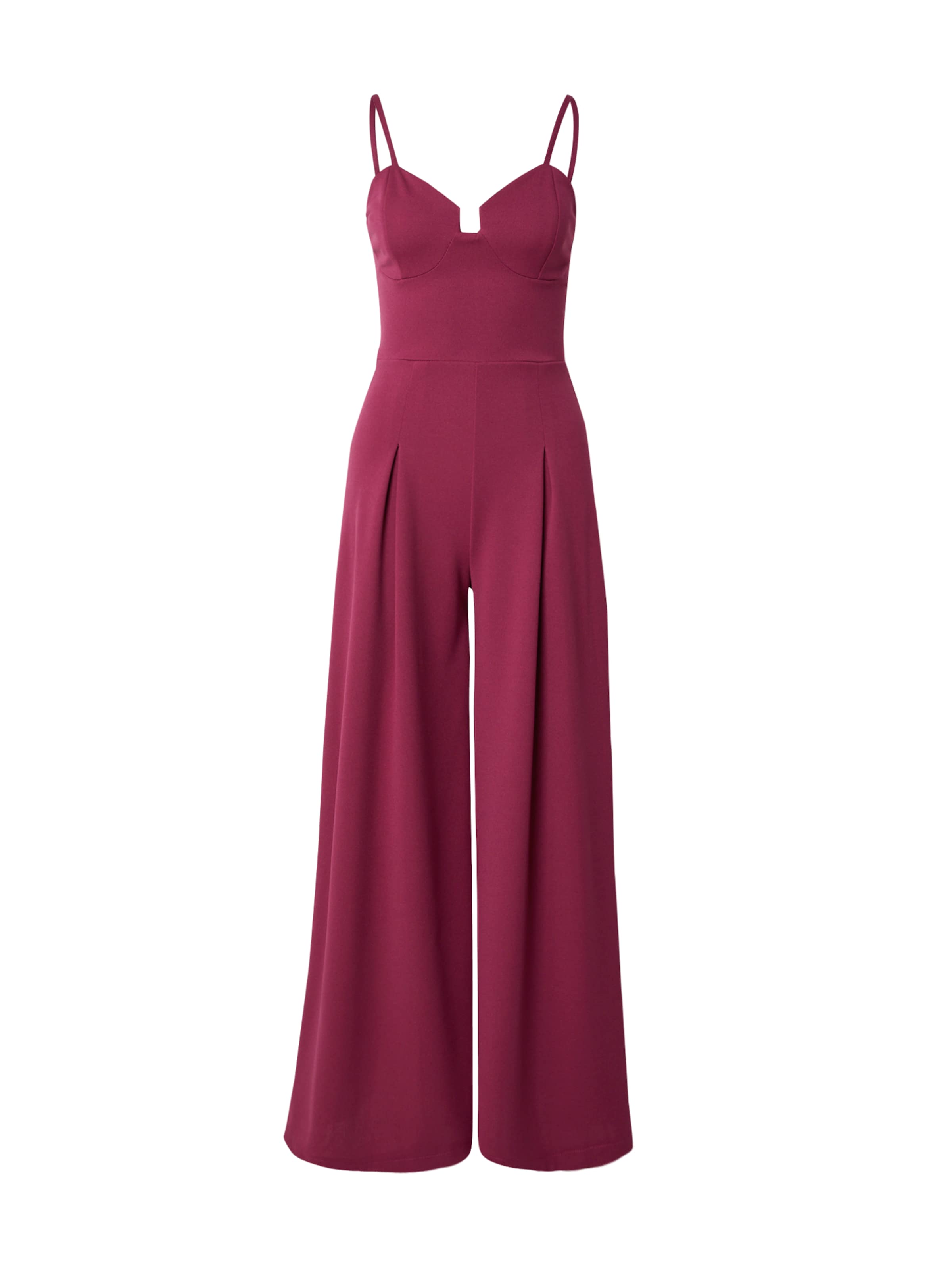Tuta jumpsuit 'PETUNIA' di WAL G. in rosso: frontale