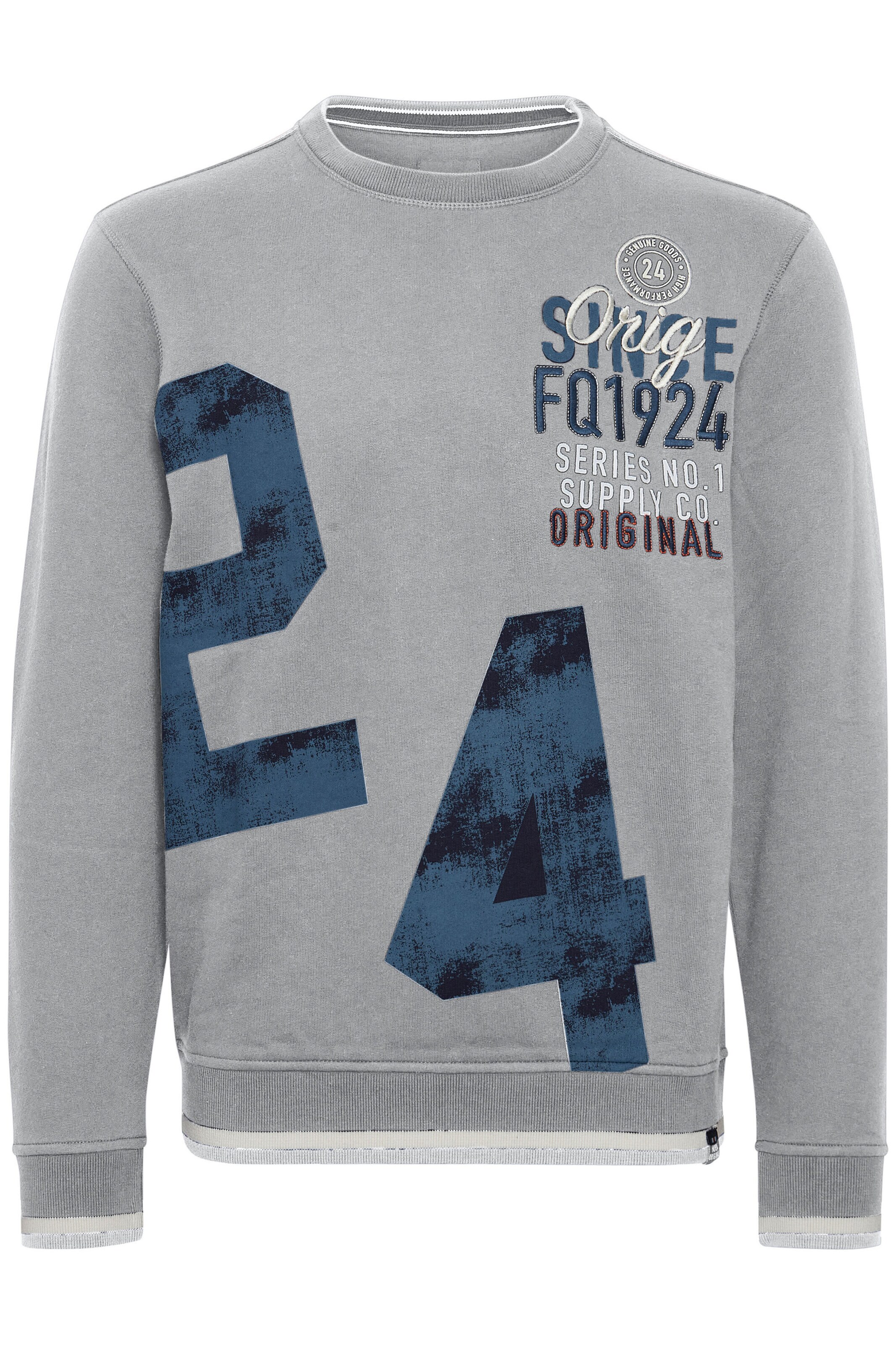 FQ1924 - Sweatshirt 'Mangus' em cinzento: frente