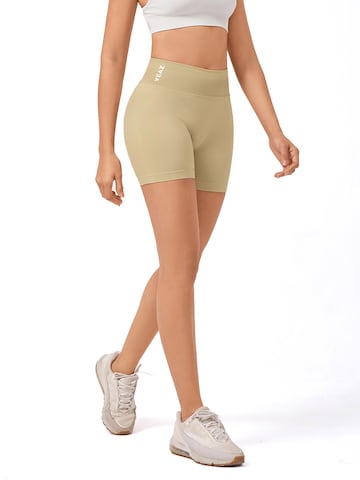 YEAZ Skinny Spodnie sportowe 'Blaze' w kolorze beżowy