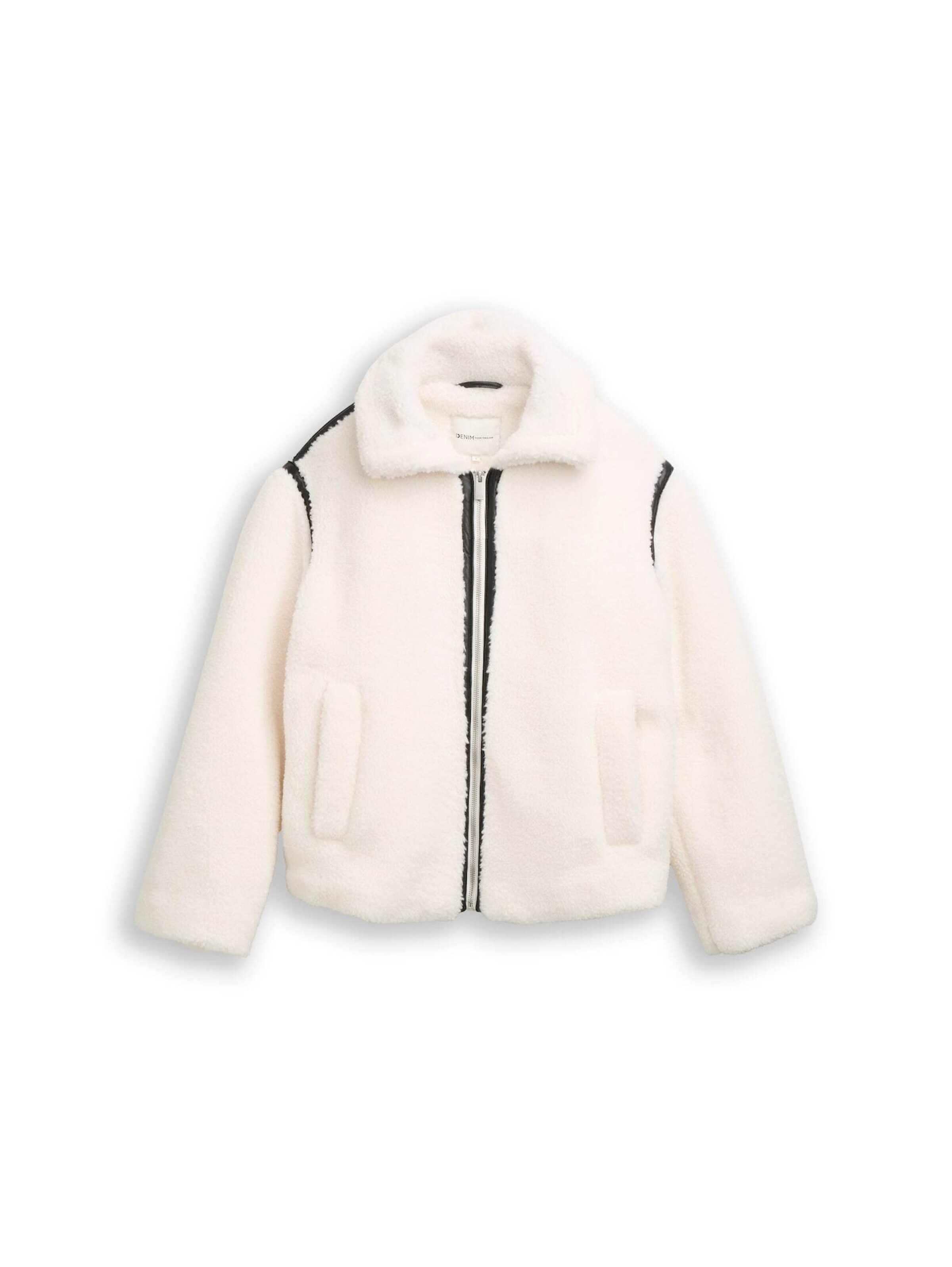 TOM TAILOR DENIM Between-season jacket in Beige: front