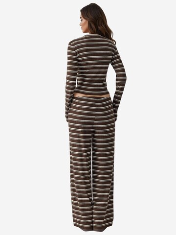 Tenue d'intérieur 'Zweiteiliges Set' Hiccup en marron