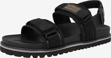 CAMEL ACTIVE Sandals 'Taiga' in Black: front