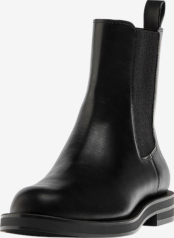 Pull&Bear Chelsea Boots in Black: front