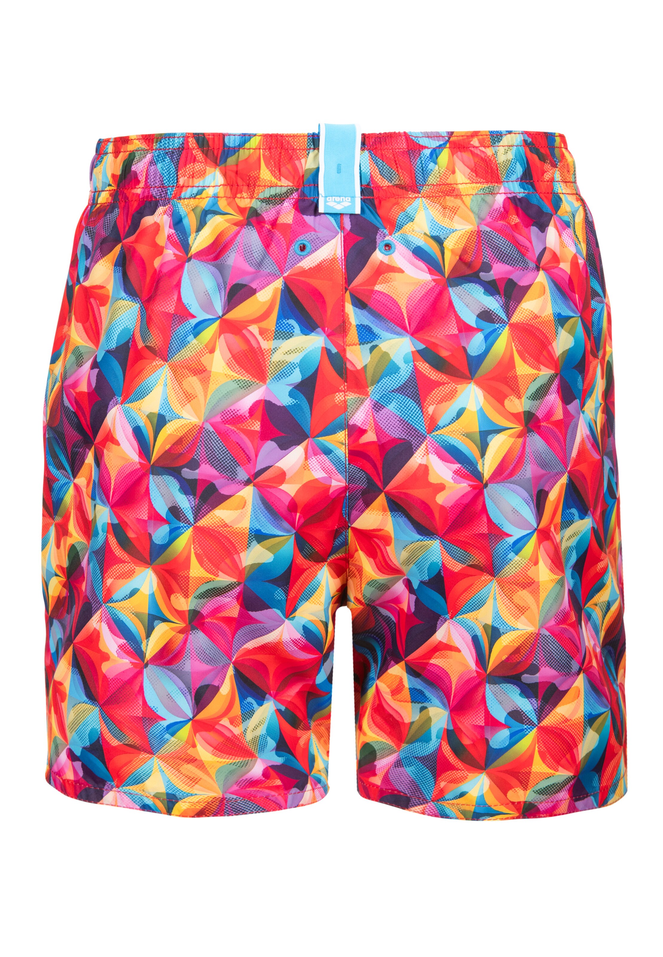 ARENA Badshorts 'WATER PRINTS BEACH BOXER AO' i röd