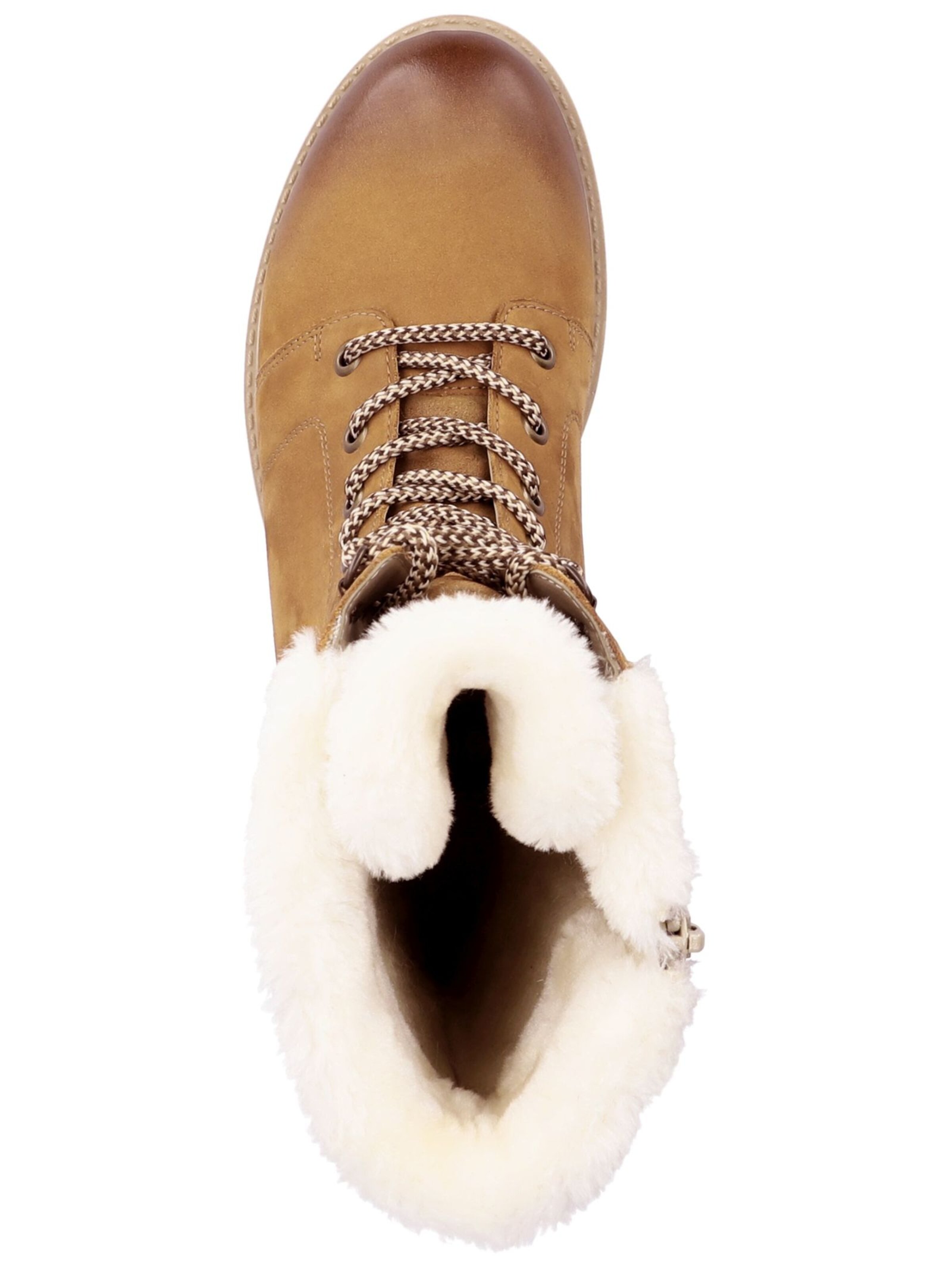 REMONTE Lace-Up Ankle Boots in Brown