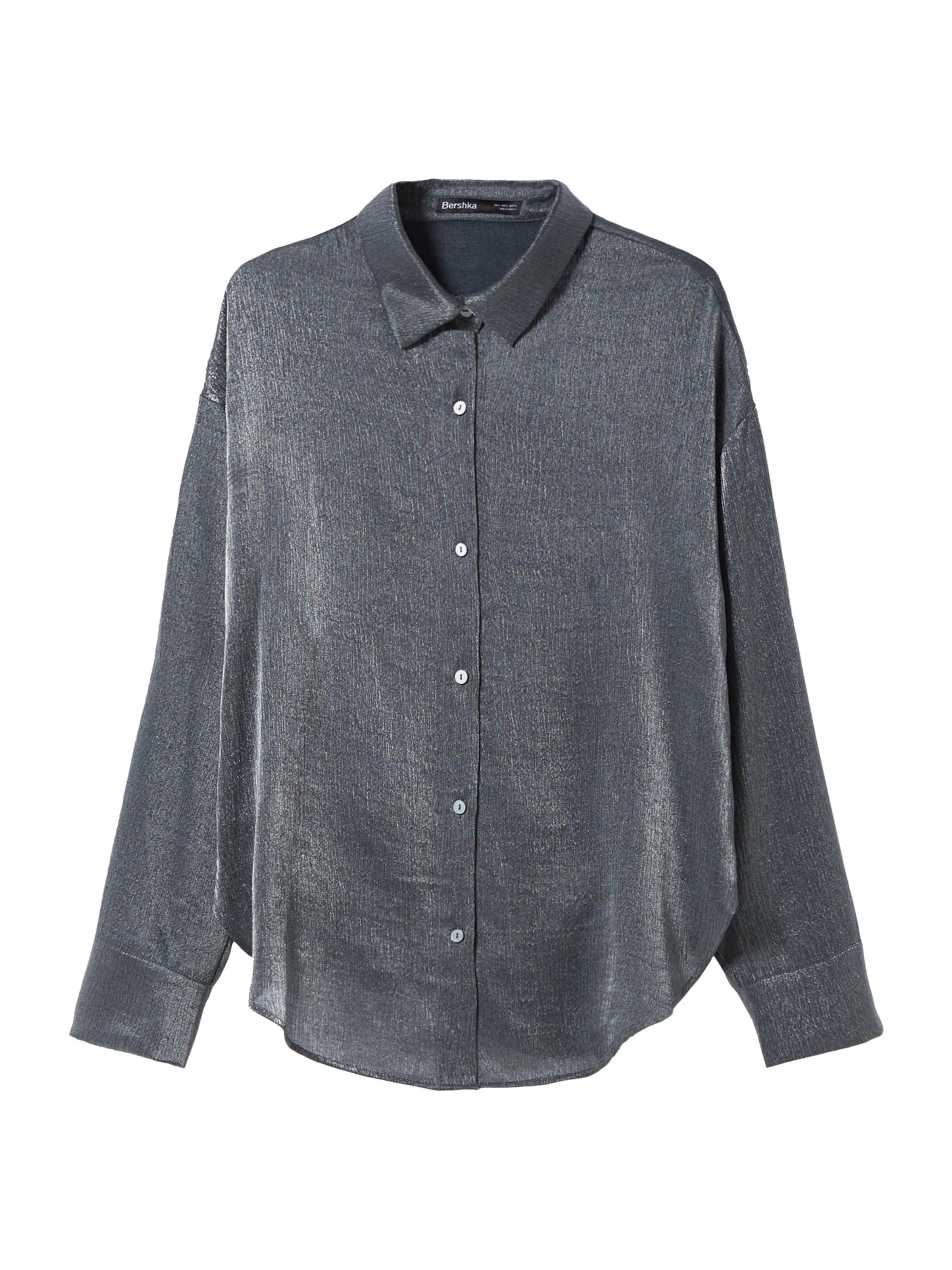 Bershka Bluse i sølv: forside