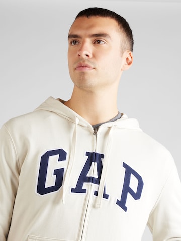 GAP Sweatjakke i hvit