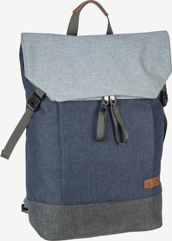 ZWEI Backpack in Blue: front
