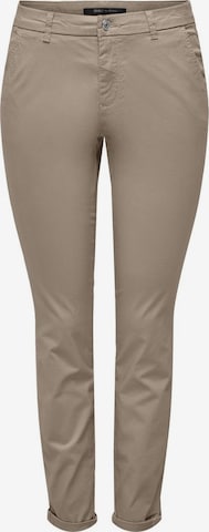 Coupe slim Pantalon chino ONLY en beige : devant