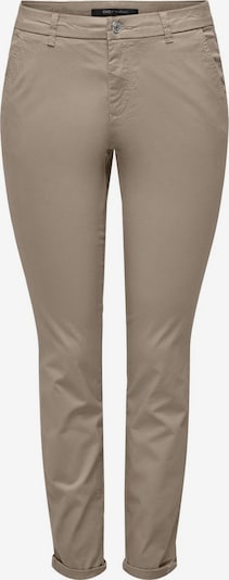 ONLY Pantalon chino en beige, Vue avec produit