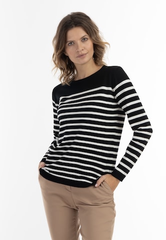 Pull-over usha BLACK LABEL en noir : devant