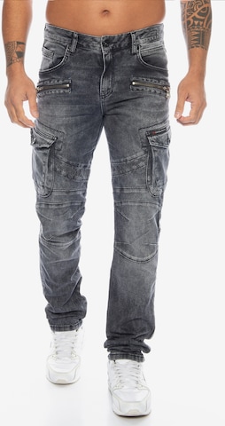 CIPO & BAXX Regular Jeans 'BJ369' in Black: front