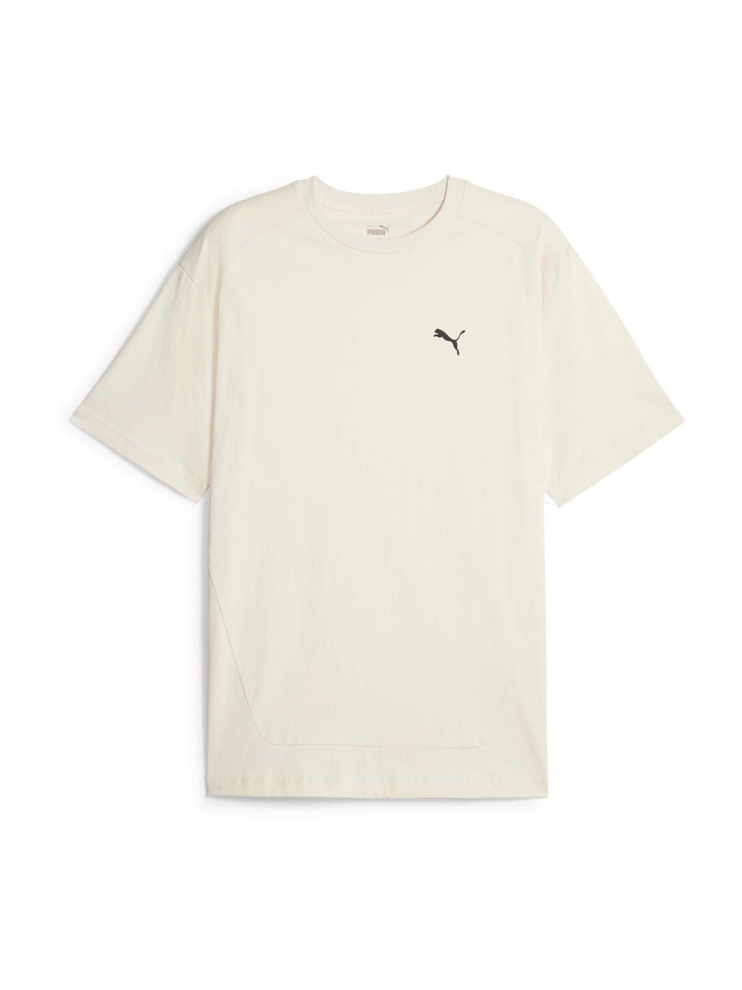PUMA T-Shirt fonctionnel en noir / blanc cassé, Vue avec produit
