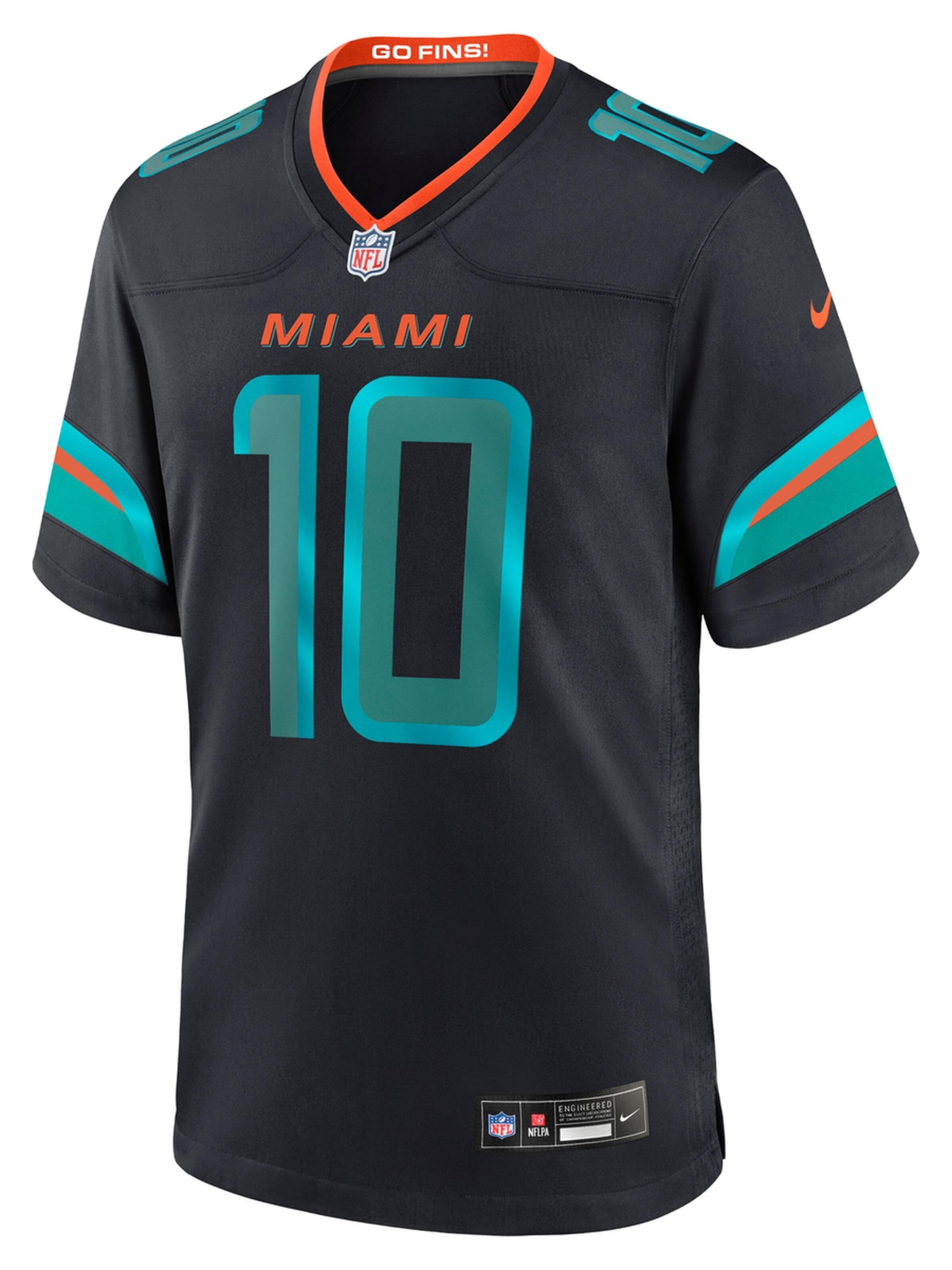 NIKE Trikot 'Miami Dolphins'‌‌‌‌‌‌‌‌‌‌ in M in schwarz, Produktansicht