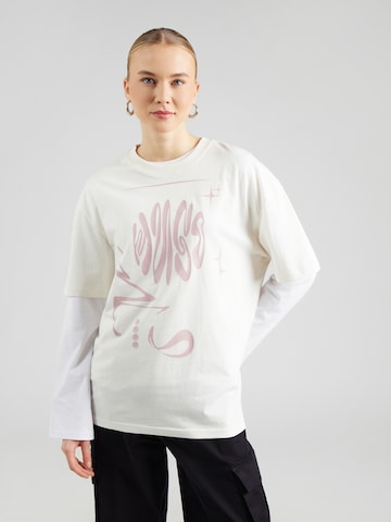 HUGO T-Shirt in Weiß: Vorderseite