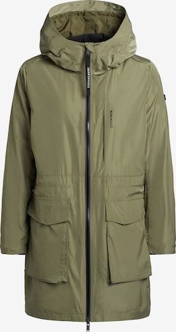 Manteau mi-saison 'Ging' khujo en vert : devant