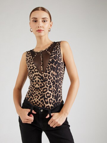 ABOUT YOU Shirt Bodysuit 'Phyllis' in Beige: front