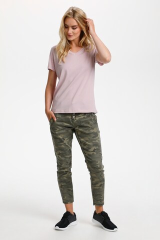 Cream Shirt 'Naia' in Pink