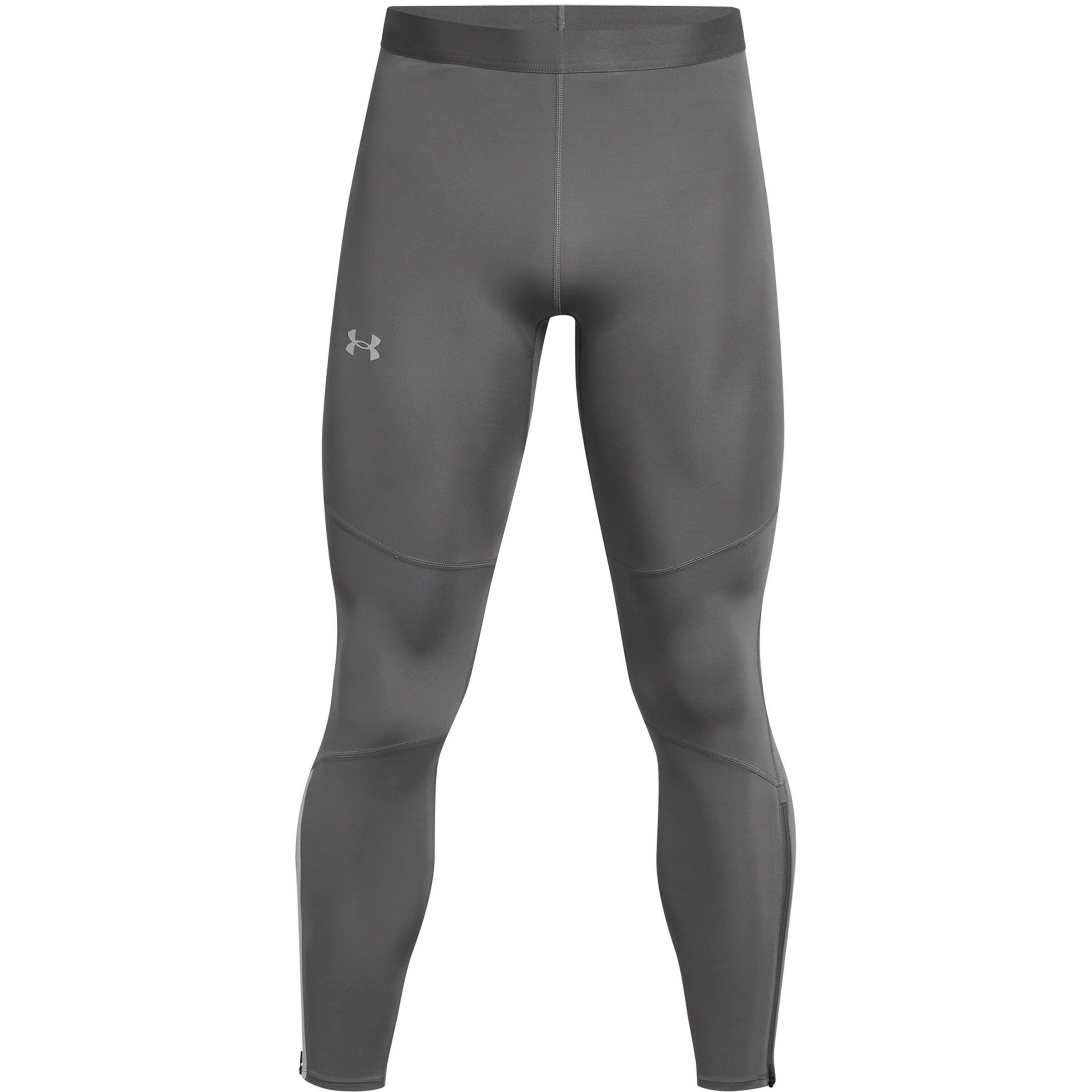 UNDER ARMOUR Workout Pants 'Launch Elite' in Grey: front