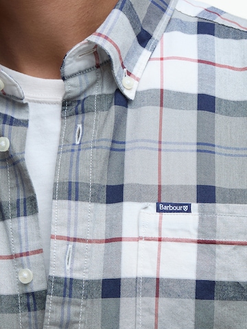 Barbour Regular fit Button Up Shirt 'Lewis' in Green