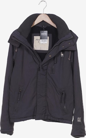 Abercrombie & Fitch Jacket & Coat in L in Grey: front