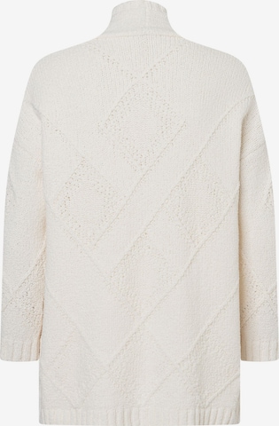 MORE & MORE Knit Cardigan in White