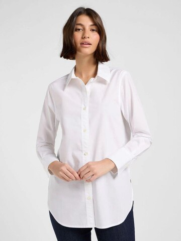 Lee Shirt in Wit: voorkant