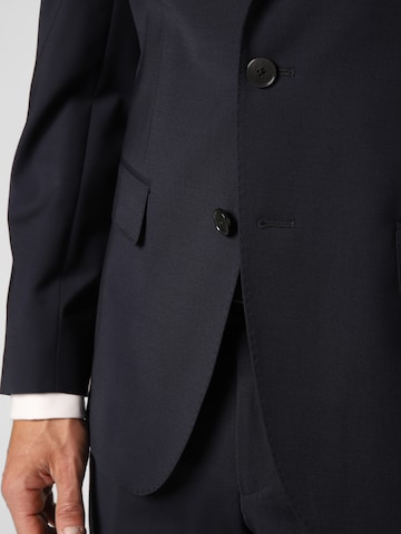 Coupe slim Veste de costume BOSS Black en bleu