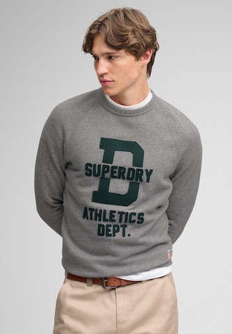 Sweat-shirt 'Athletic' Superdry & Co en gris : devant