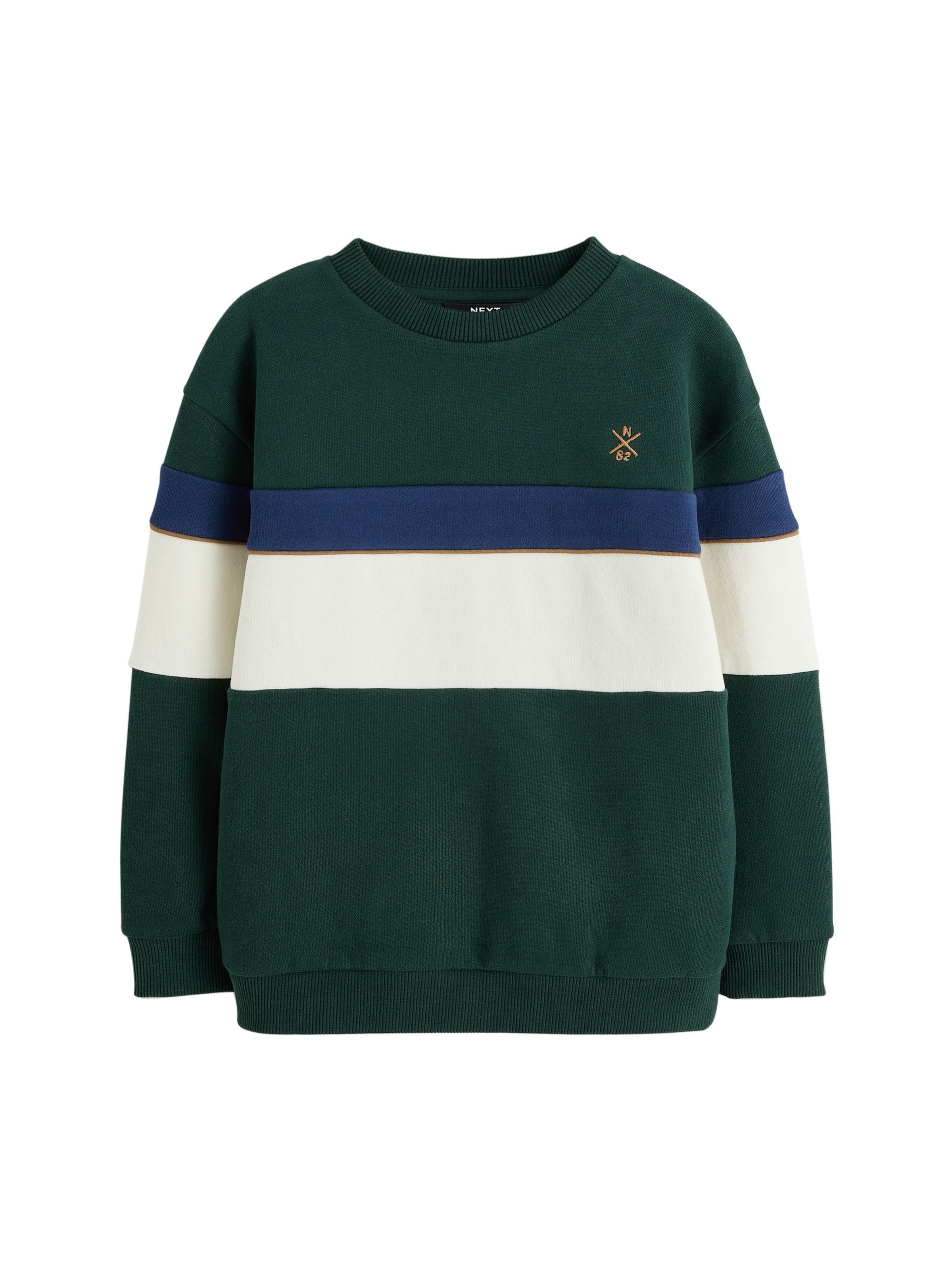 Next - Sudadera en verde: frente