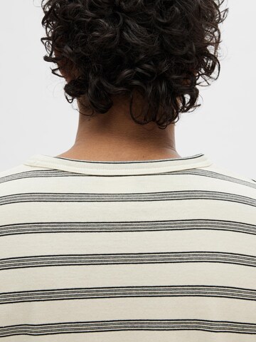 SELECTED HOMME - Sweatshirt 'SHAWN' em bege