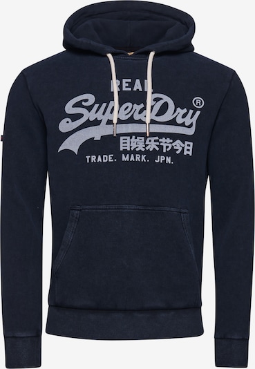 Superdry Sweatshirt 'Vintage' in de kleur Marine / Lichtgrijs, Productweergave