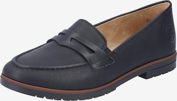 Rieker - Sapato Slip-on em preto: frente