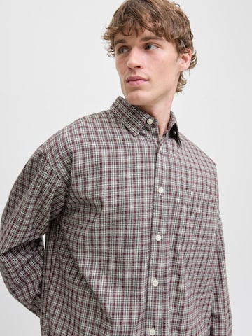 JACK & JONES Comfort Fit Skjorte i rød